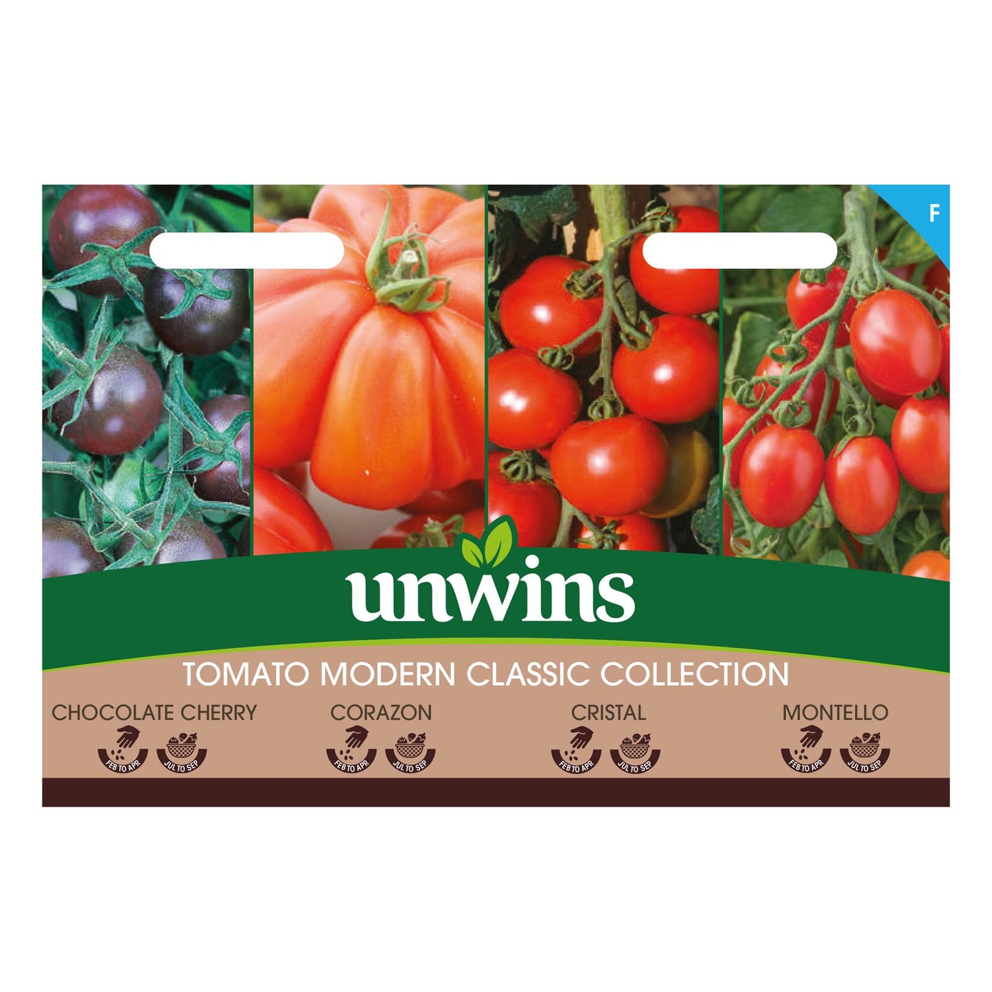 Unwins Vegetable Tomato Modern Classic Collection Pack   - 1000 Seeds