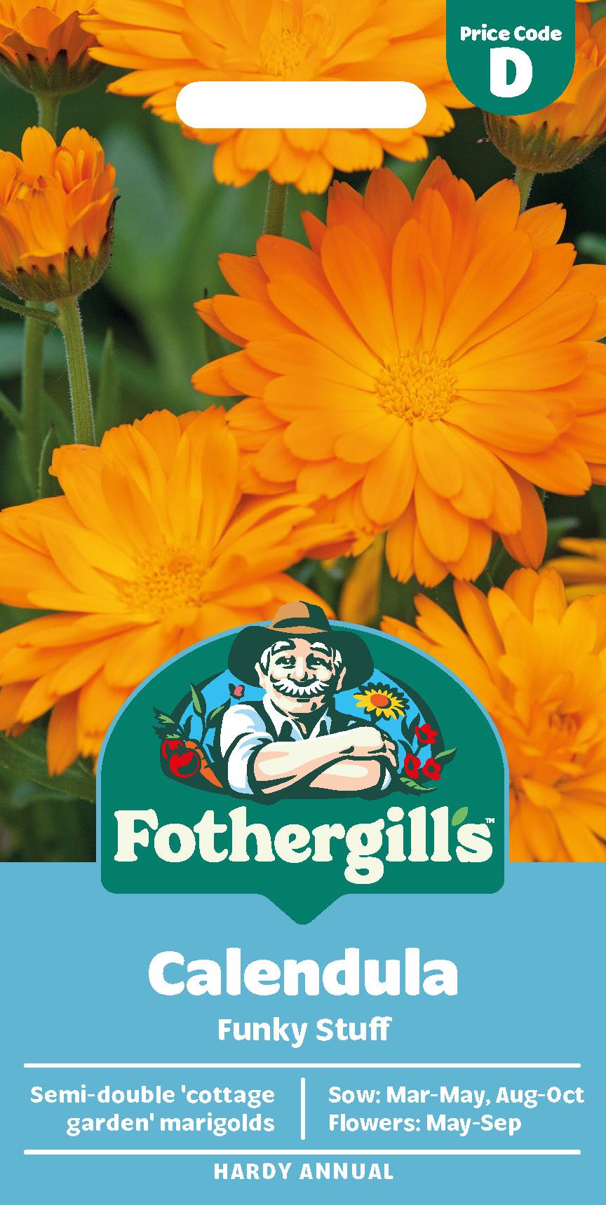 Fothergills Calendula Funky Stuff Seeds