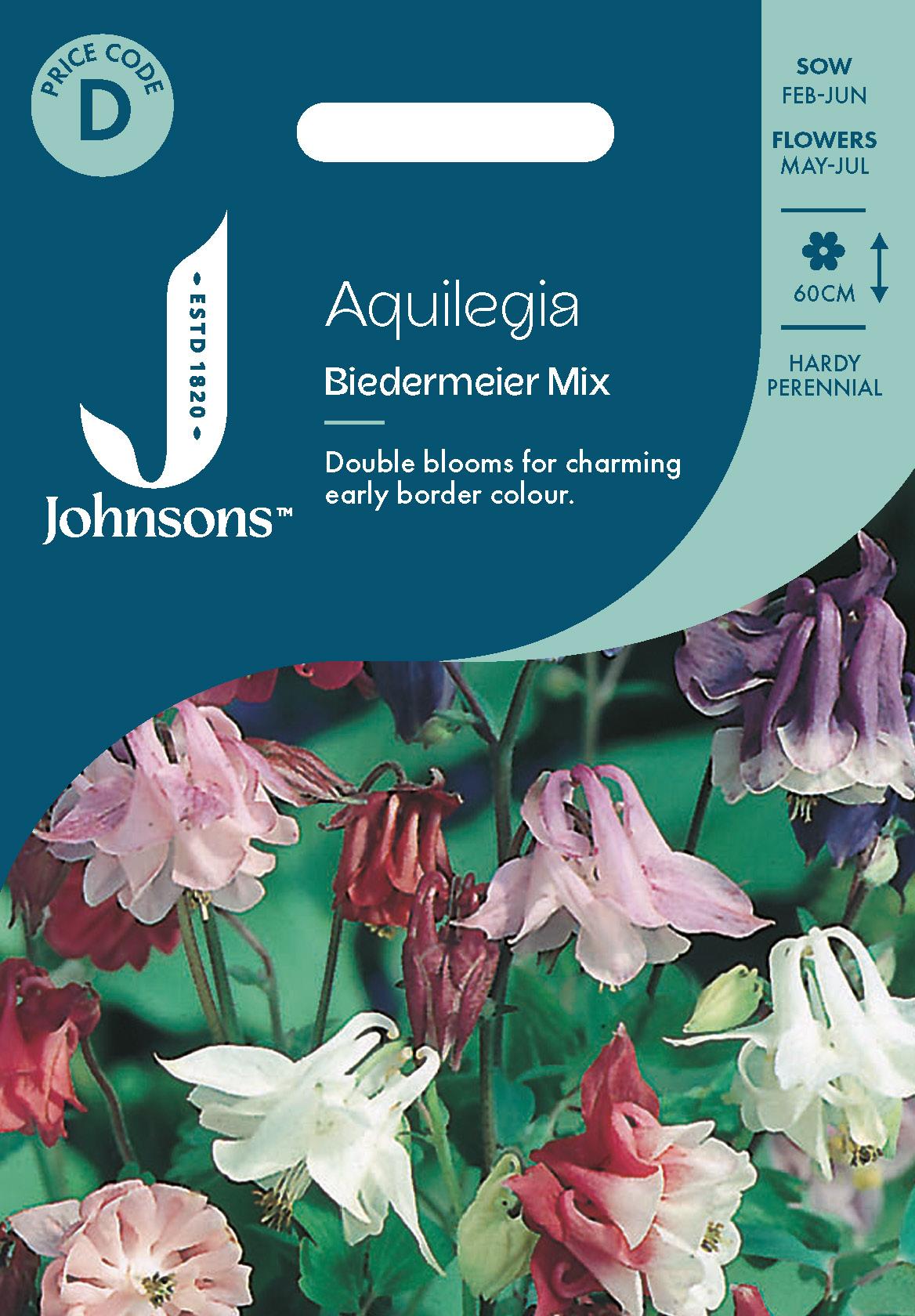Johnsons - Aquilegia Biedermeier Mix - 100 Seeds