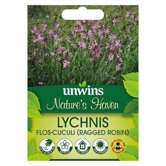 Unwins Flower Native British Isles Wildflower Ragged Robin - 600 Seeds