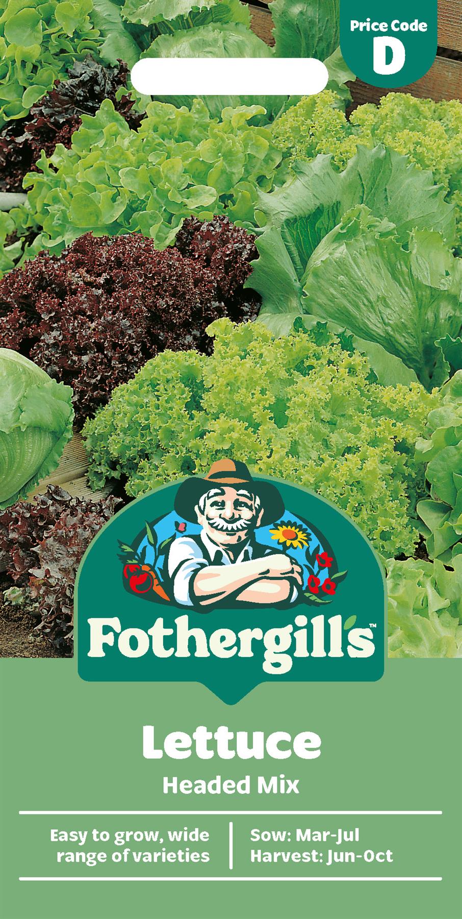 Fothergills Lettuce Headed Mix Seeds