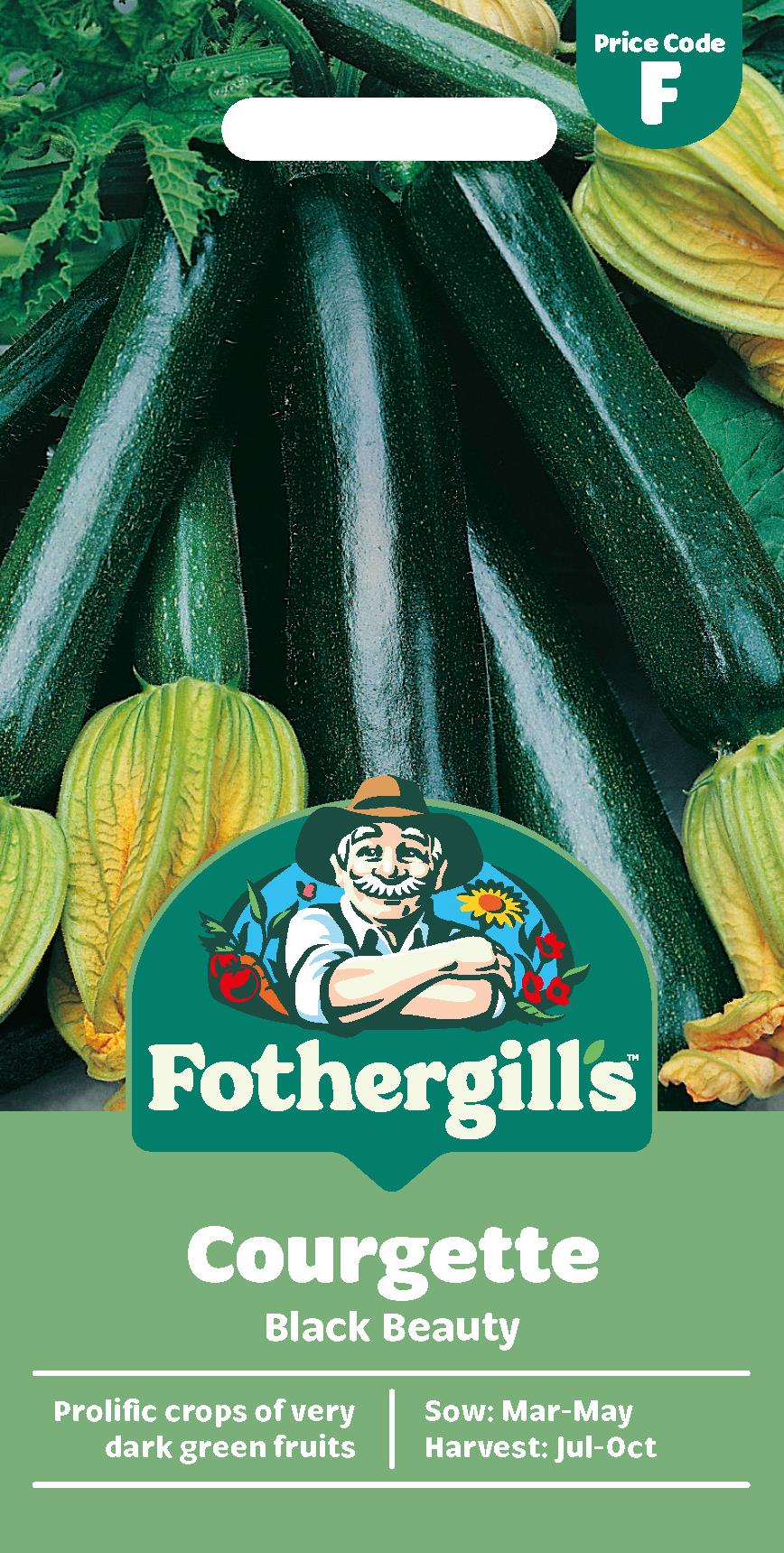 Fothergills Courgette Black Beauty Seeds