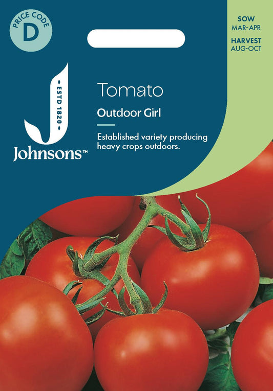 Johnsons - Tomato Outdoor Girl - 30 Seeds