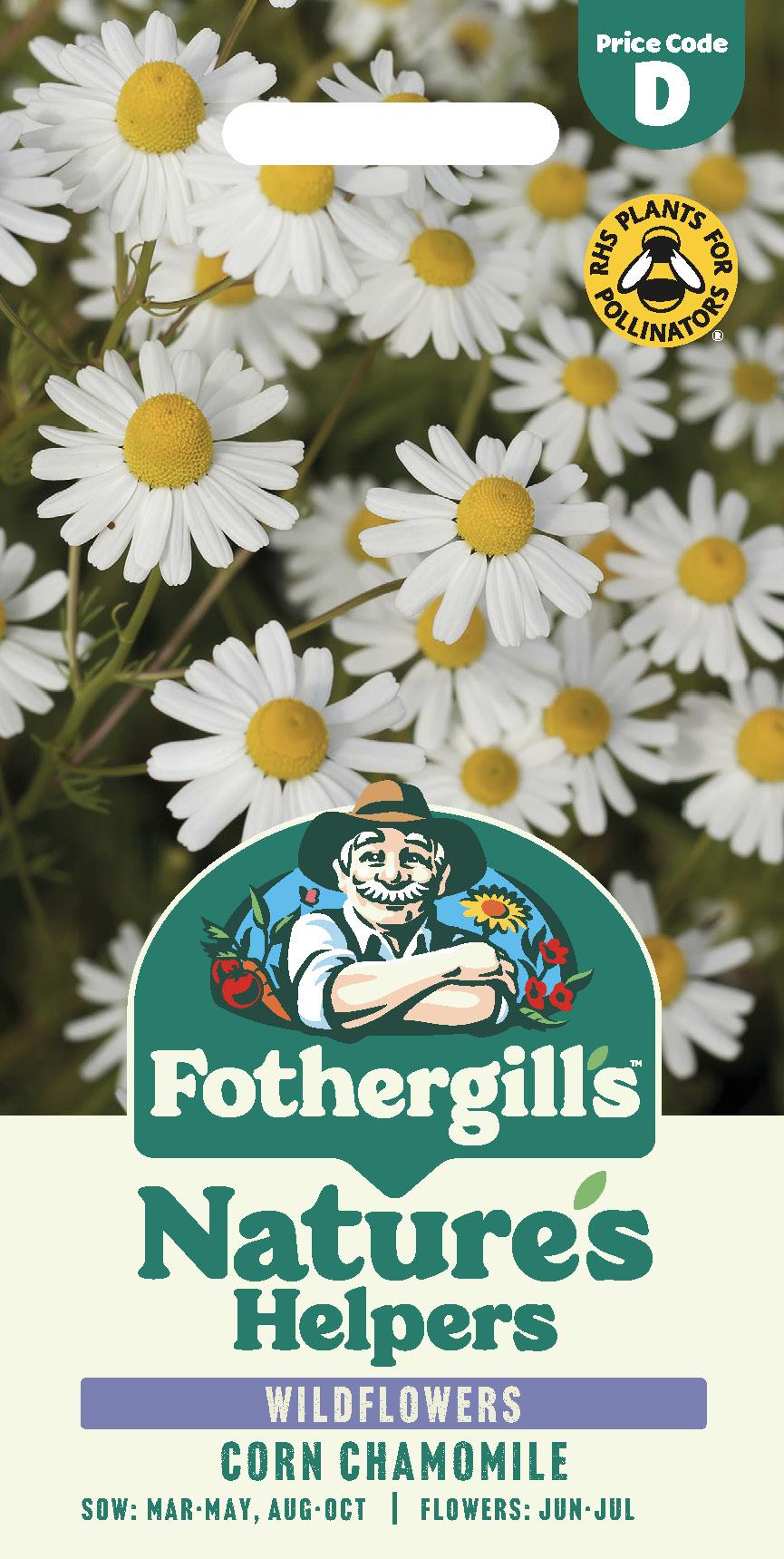 Fothergills Wild flowers Nature Haven Corn Chamomile Seeds