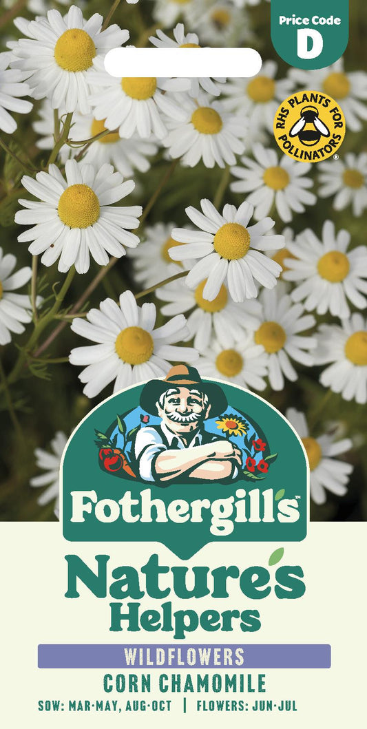 Fothergills Wild flowers Nature Haven Corn Chamomile Seeds