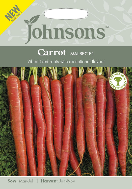 Johnsons Carrot Malbec F1 - 350 Seeds