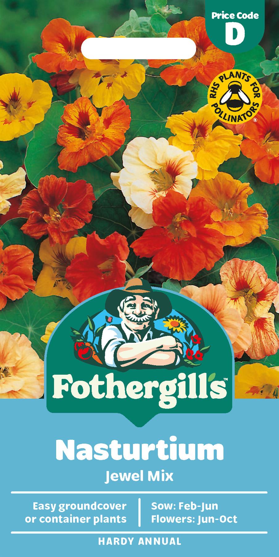 Fothergills Nasturtium Jewel Mix Seeds