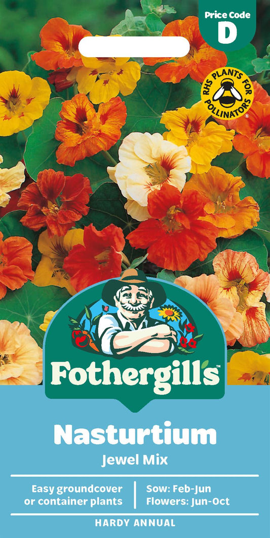 Fothergills Nasturtium Jewel Mix Seeds