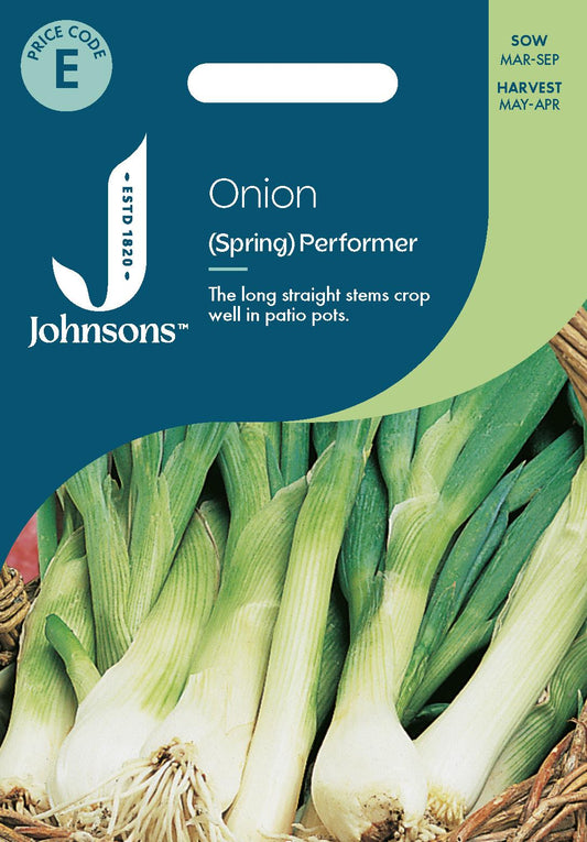 Johnsons - Onion (spring) Performer - 250 Seeds