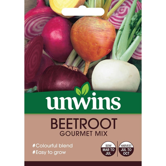 Unwins Beetroot (Round) Gourmet Mix 200 Seeds