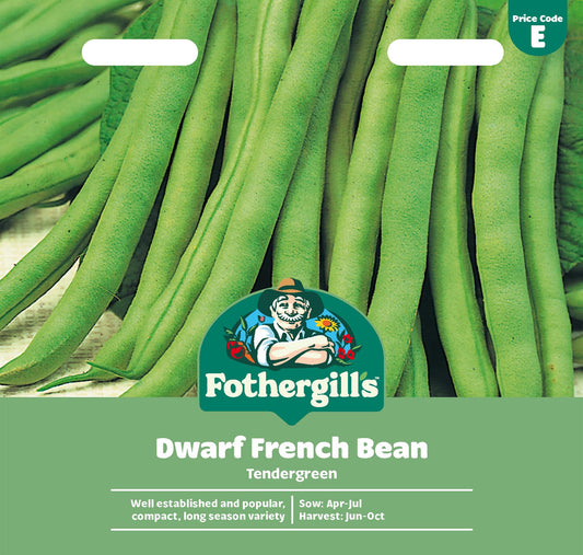 Fothergills Dwarf French Bean Tendergreen Seeds