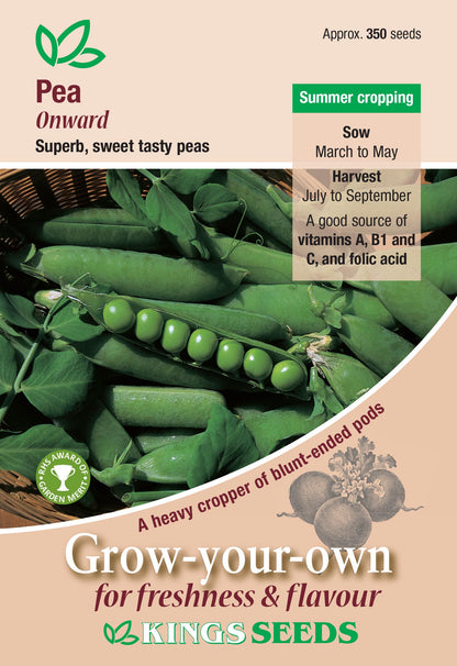 Kings Seeds Pea Onward 350 Seeds