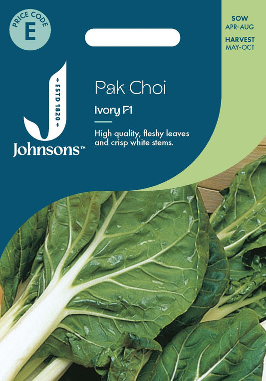 Johnsons - Pak Choi Ivory F1 - 175 Seeds