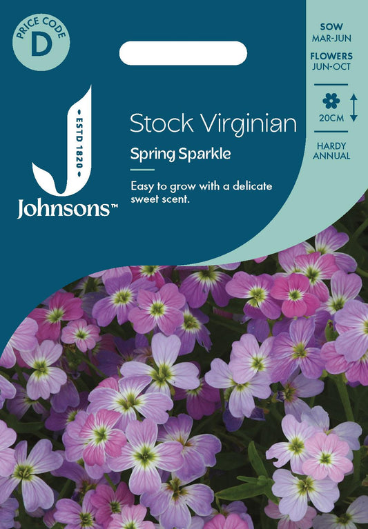 Johnsons - Stock Virginian Spring Sparkle - 750 Seeds