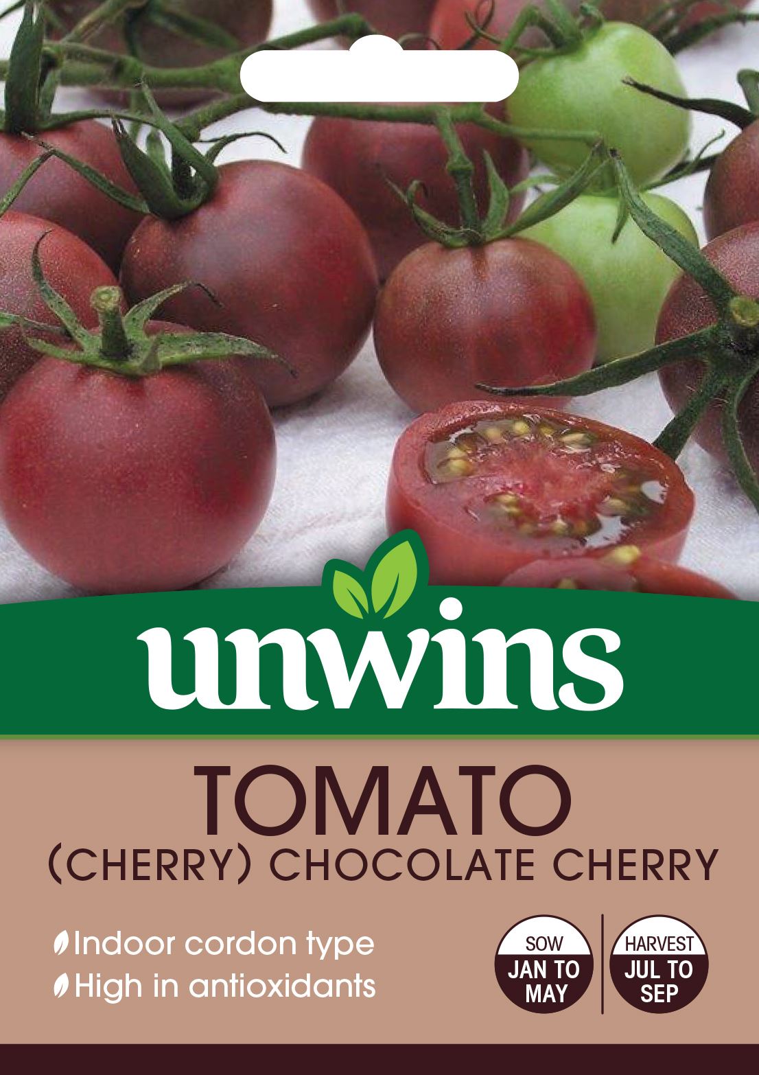 Unwins Tomato Chocolate Cherry 10 Seeds
