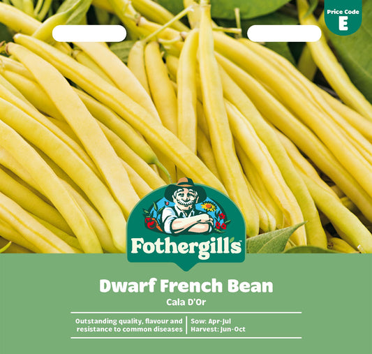 Fothergills Dwarf French Bean Cala D'Or Seeds
