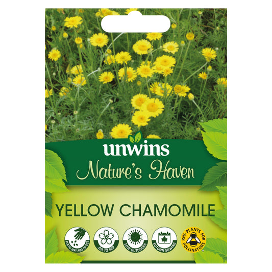 Unwins Flower Flowers for Wildlife Yellow Chamomile - 800 Seeds