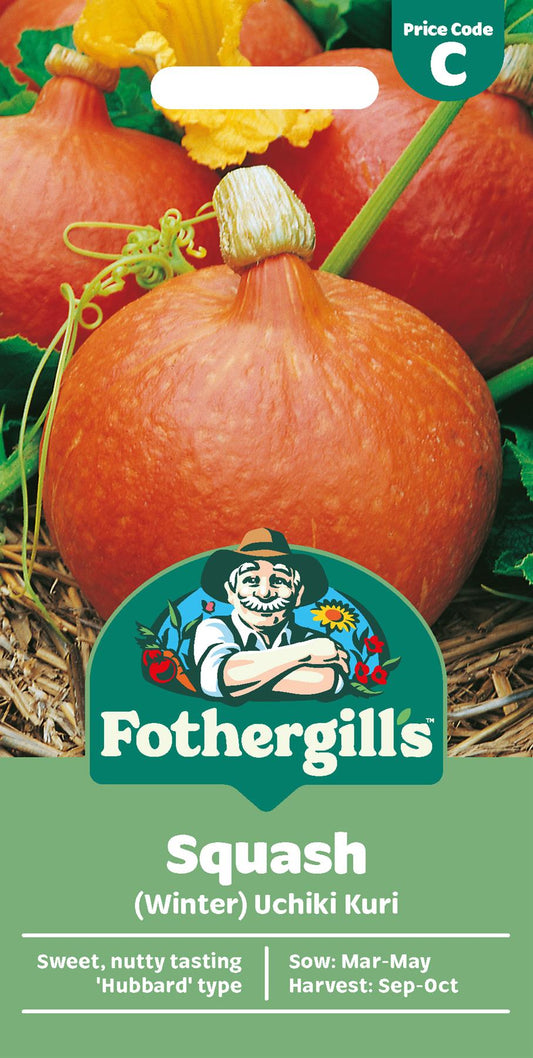 Fothergills Squash (Winter) Uchiki Kuri Seeds