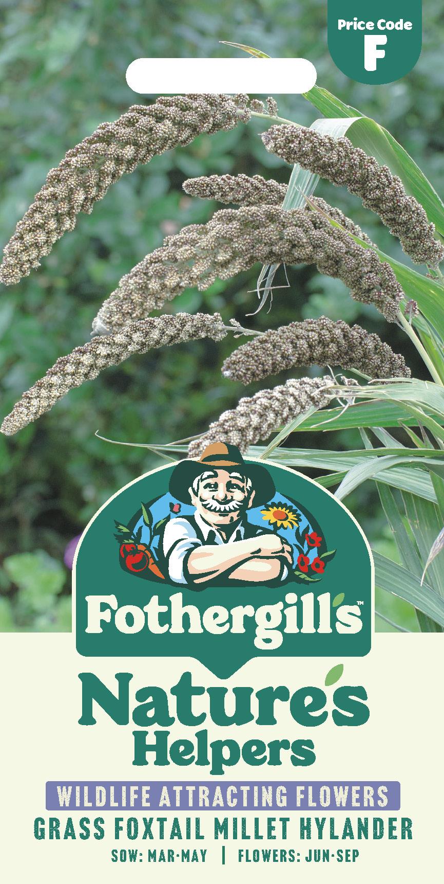 Fothergills Nature Haven - Grass Foxtail Millet (Setaria) Hylander Seeds
