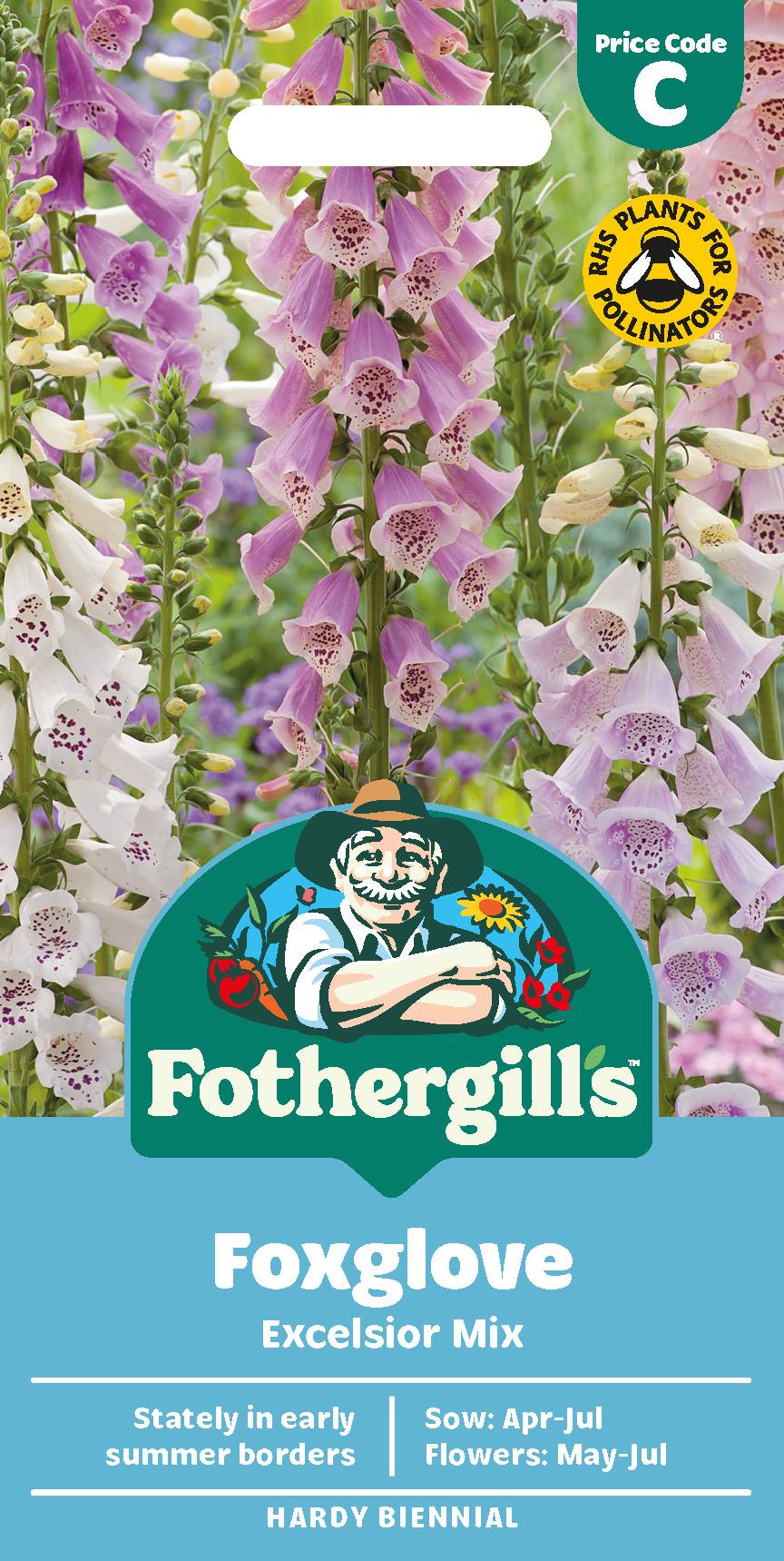 Fothergills Foxglove Excelsior Mix Seeds