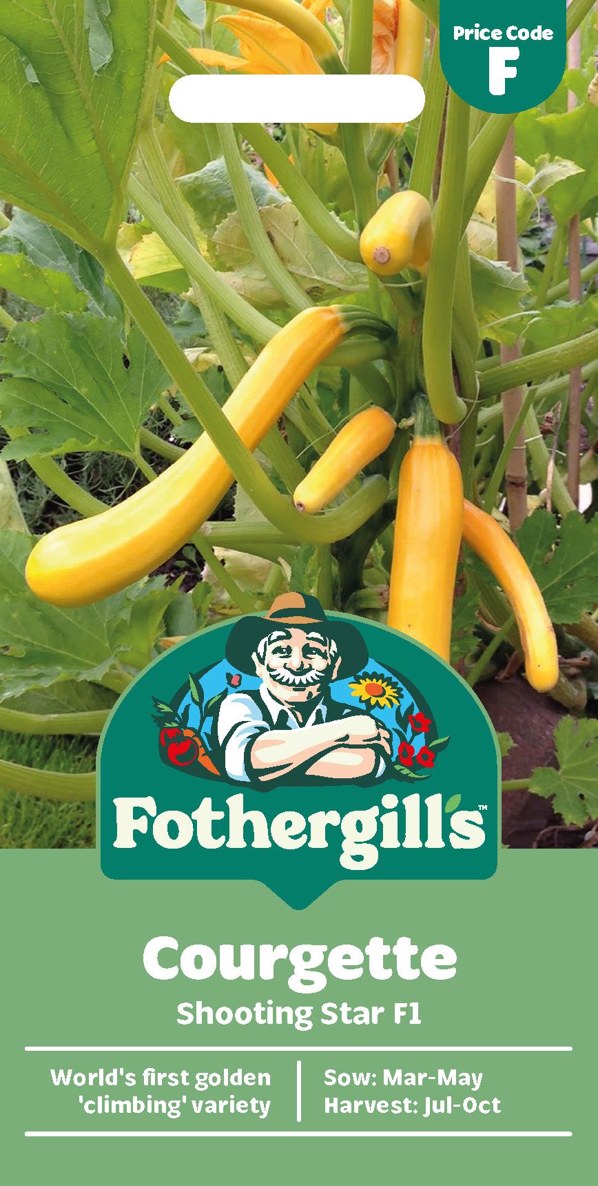 Fothergills Courgette Shooting Star F1 Seeds