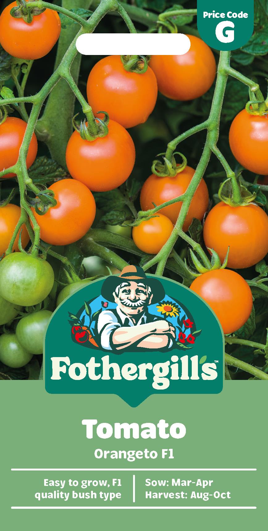 Fothergills Tomato Orangeto F1 Seeds