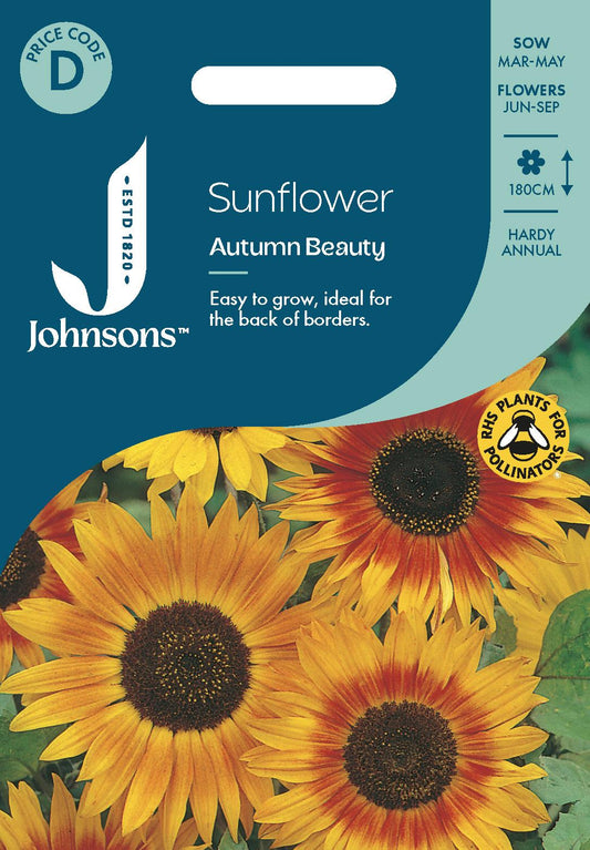 Johnsons - Sunflower Autumn Beauty - 60 Seeds