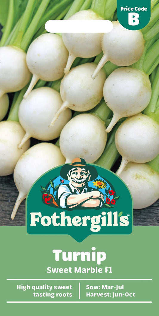 Fothergills Turnip Sweet Marble F1 Seeds