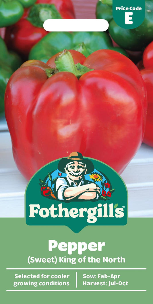 Fothergills Sweet Pepper King Of The North Seeds
