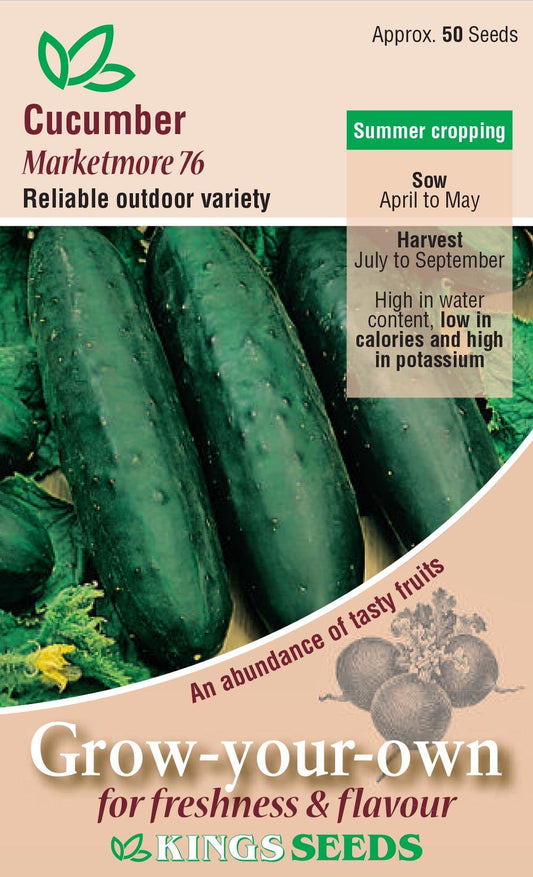 Kings Seeds Cucumber Marketmore 76 Seeds