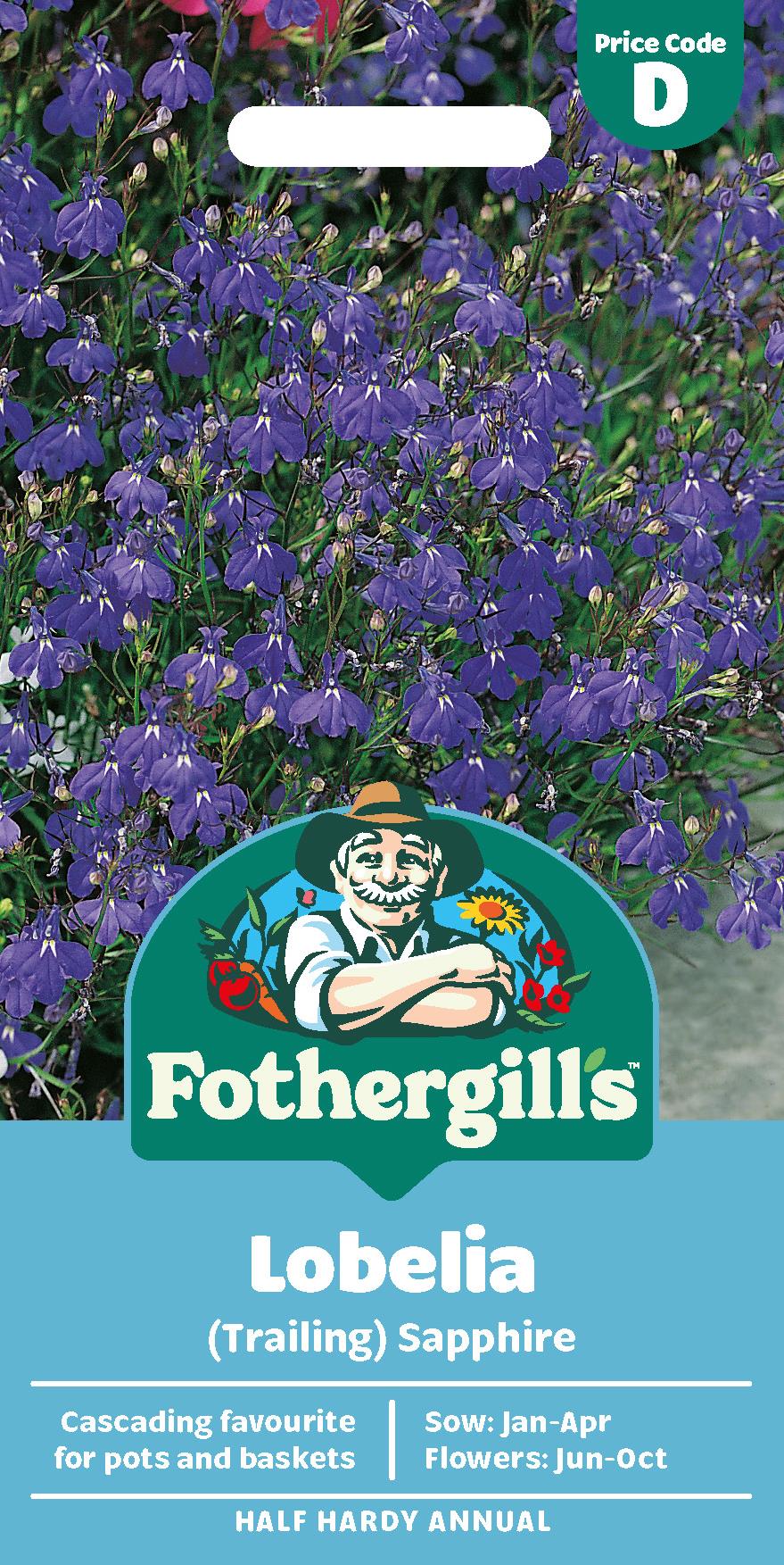 Fothergills Trailing Lobelia Sapphire Seeds