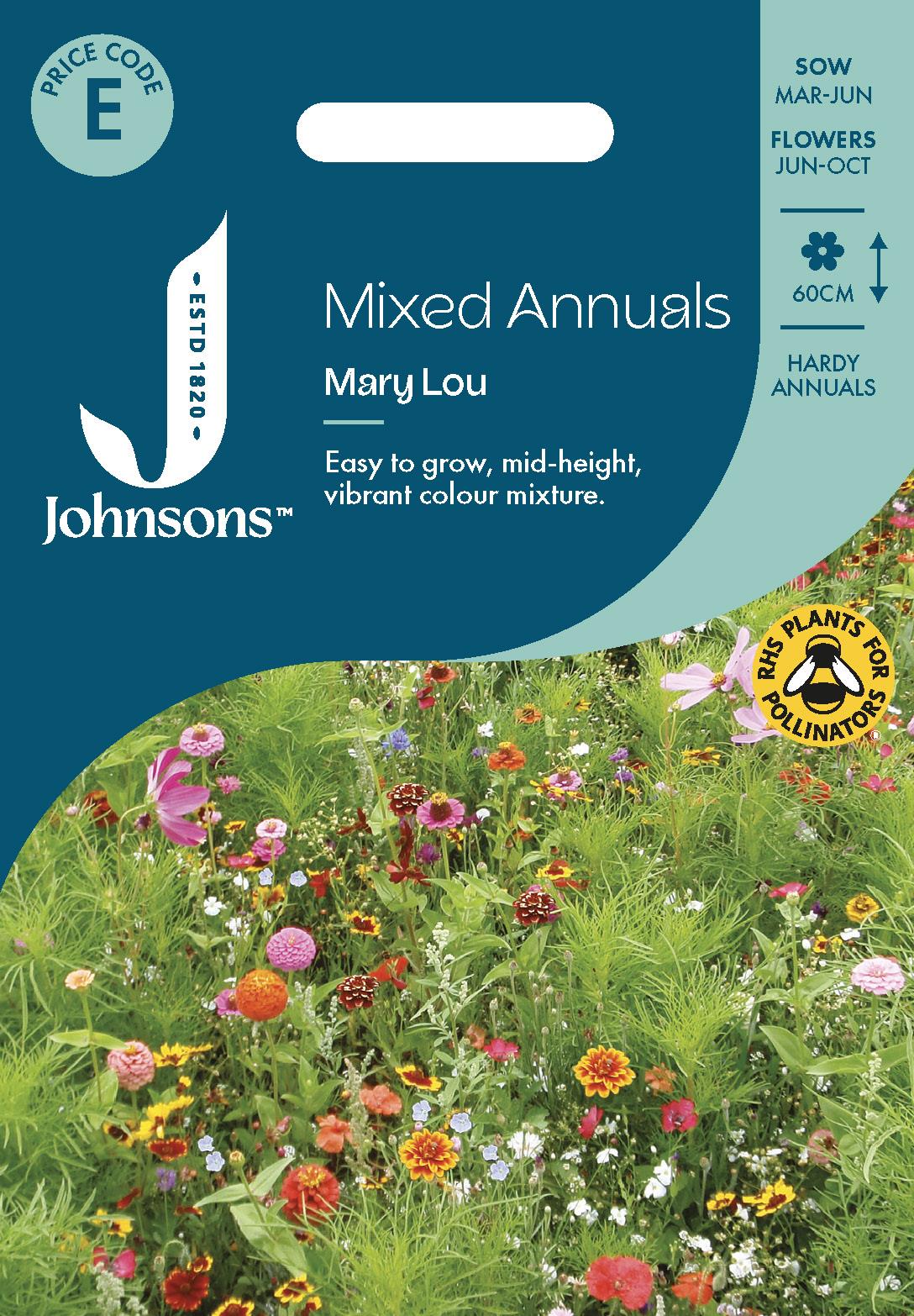 Johnsons - Mixed Annuals Mary Lou - 1 Seeds