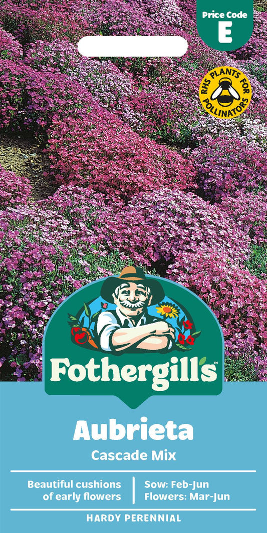 Fothergills Aubrieta Cascade Mix Seeds
