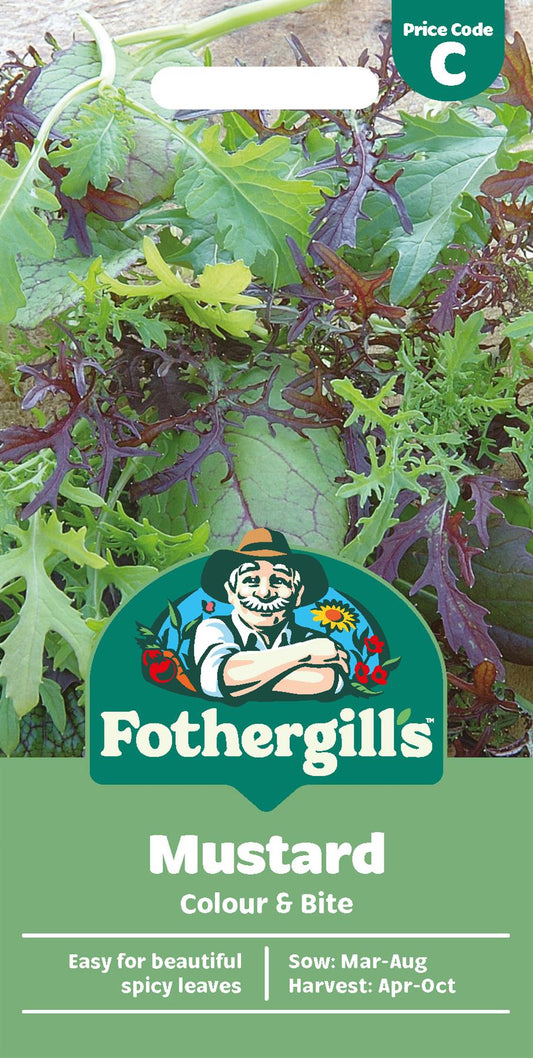 Fothergills Mustard Colour & Bite Seeds