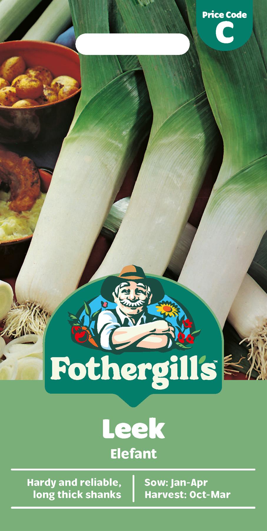 Fothergills Leek Elefant Seeds