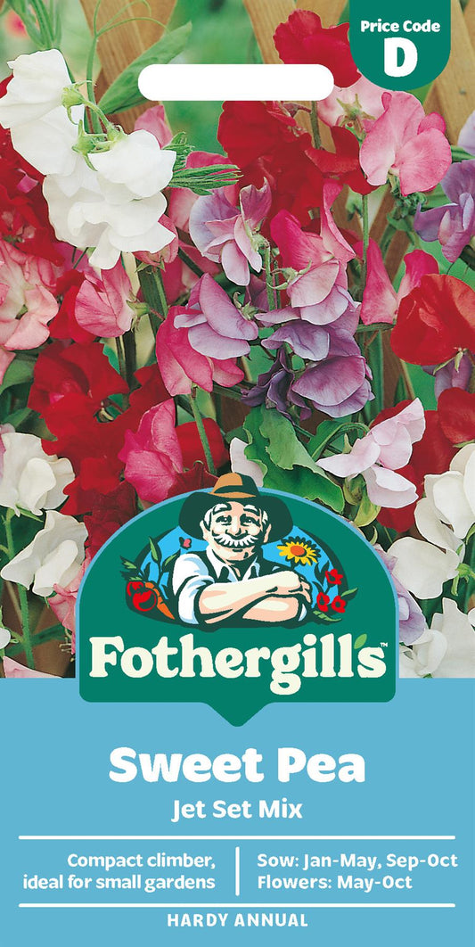Fothergills Sweet Pea Jet Set Mix Seeds