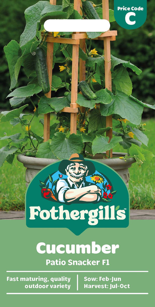Fothergills Cucumber Patio Snacker F1 Seeds