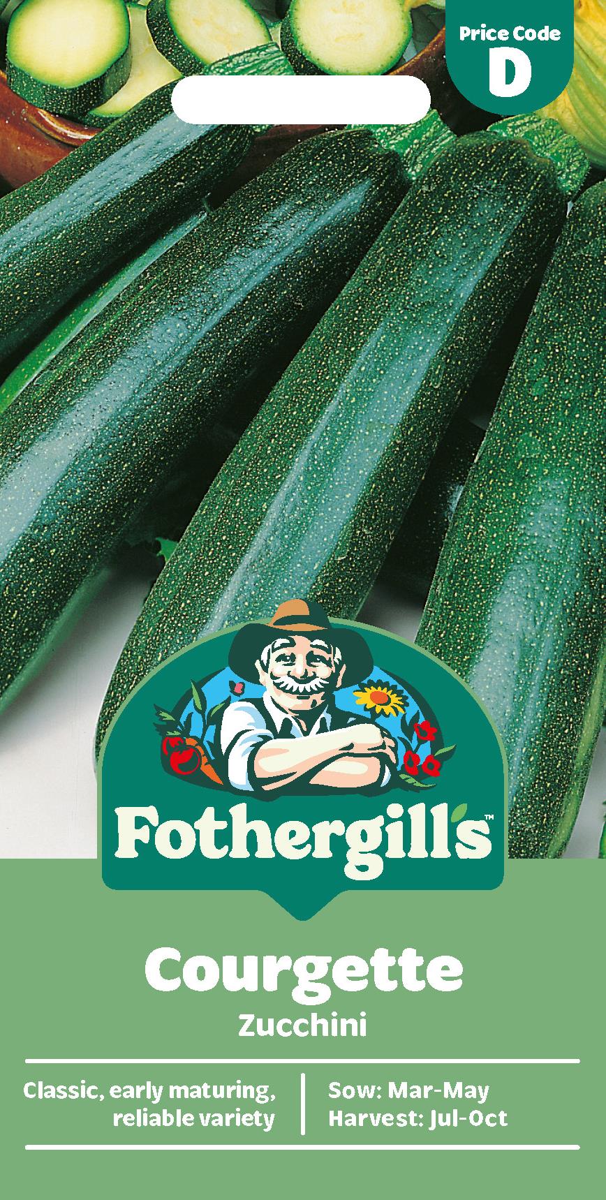 Fothergills Courgette Zucchini Seeds