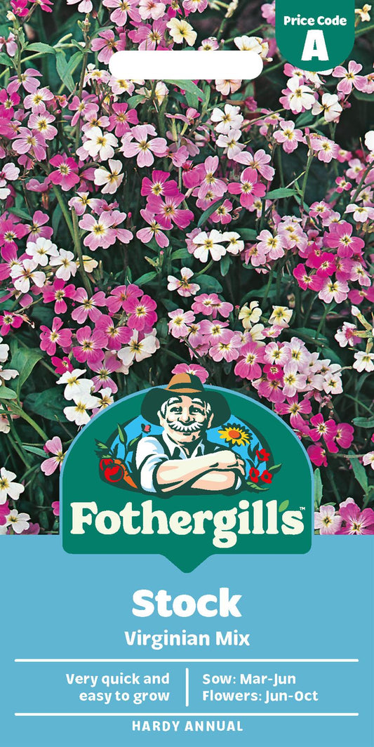 Fothergills Stock Virginian Mix Seeds