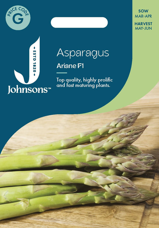Johnsons - Asparagus Ariane F1 - 10 Seeds