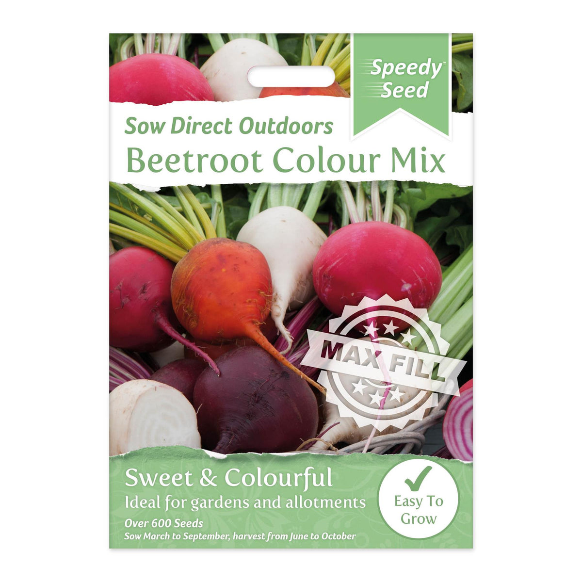 Speedy Seeds Vegetable Beetroot Colour Mix Max Fill