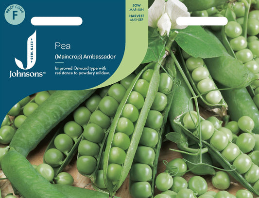 Johnsons - Pea (maincrop) Ambassador - 300 Seeds