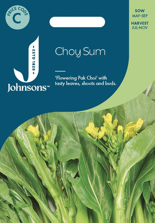 Johnsons - Choy Sum - 500 Seeds