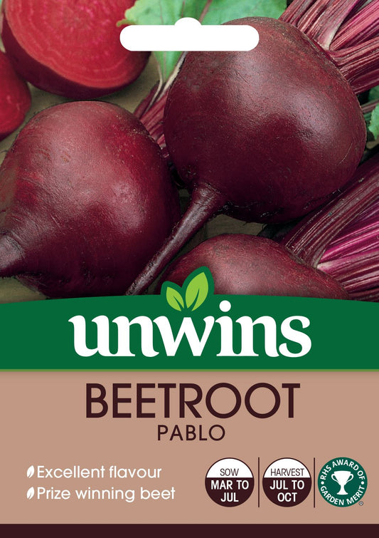Unwins Beetroot (Round) Pablo 200 Seeds