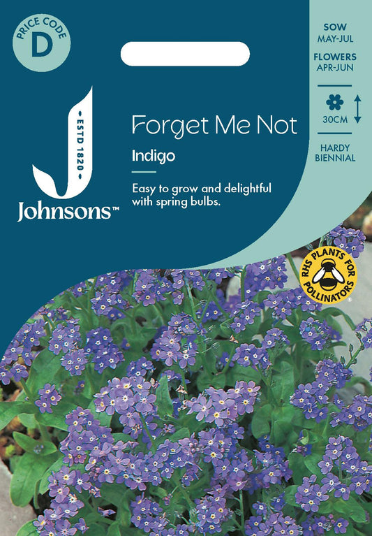 Johnsons - Forget Me Not Indigo - 300 Seeds