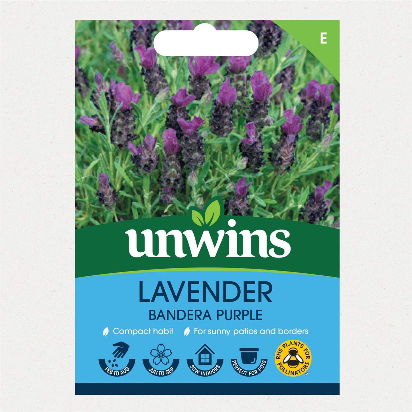 Unwins Flower Lavender Bandera Purple - 10 Seeds