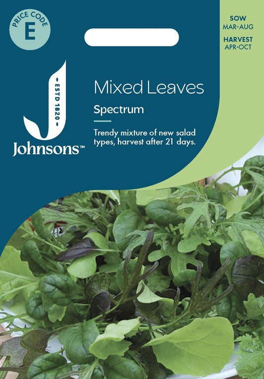 Johnsons - Mixed Leaves Spectrum - 500 Seeds