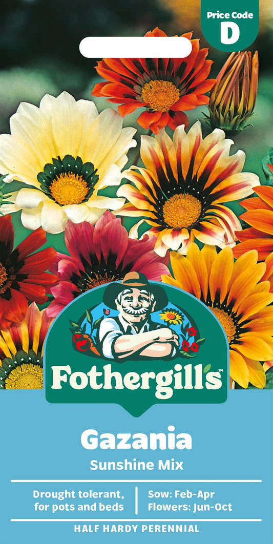 Fothergills Gazania Sunshine Mix Seeds