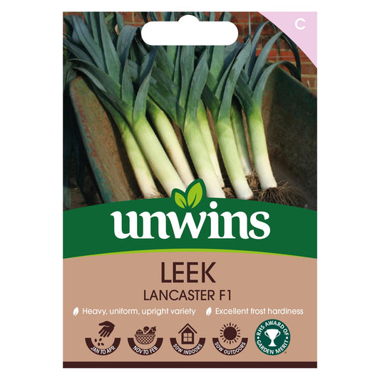 Unwins Vegetable Leek Lancaster F1 Hybrid - 50 Seeds