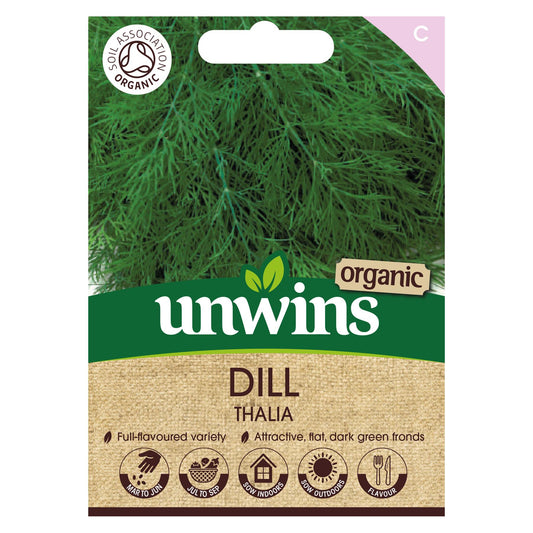 Unwins Herb Organic Dill Dill Thalia - 500 Seeds